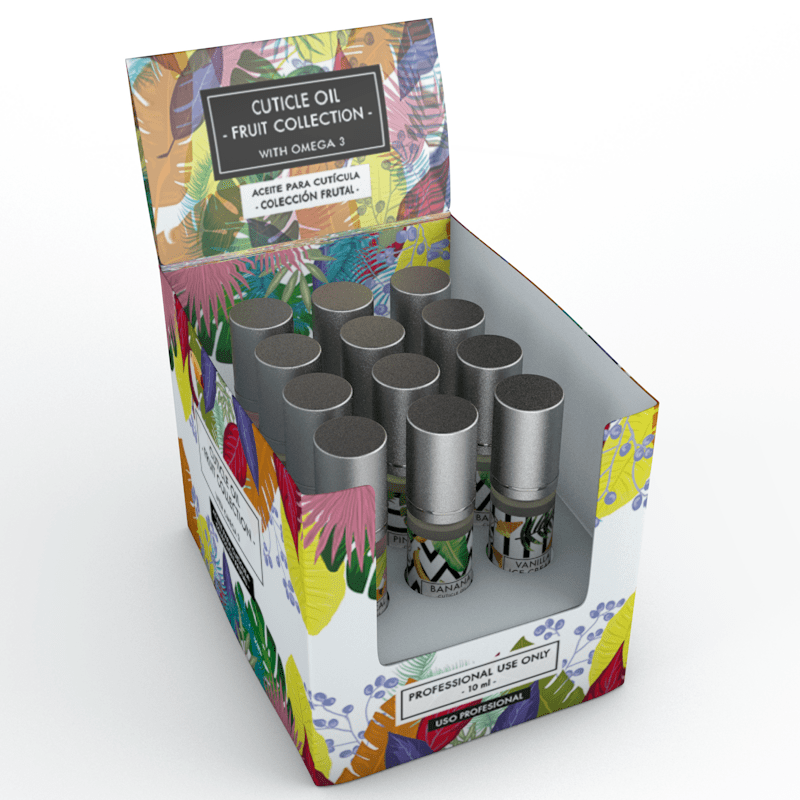 Caja de aceites roll on 12 unidades