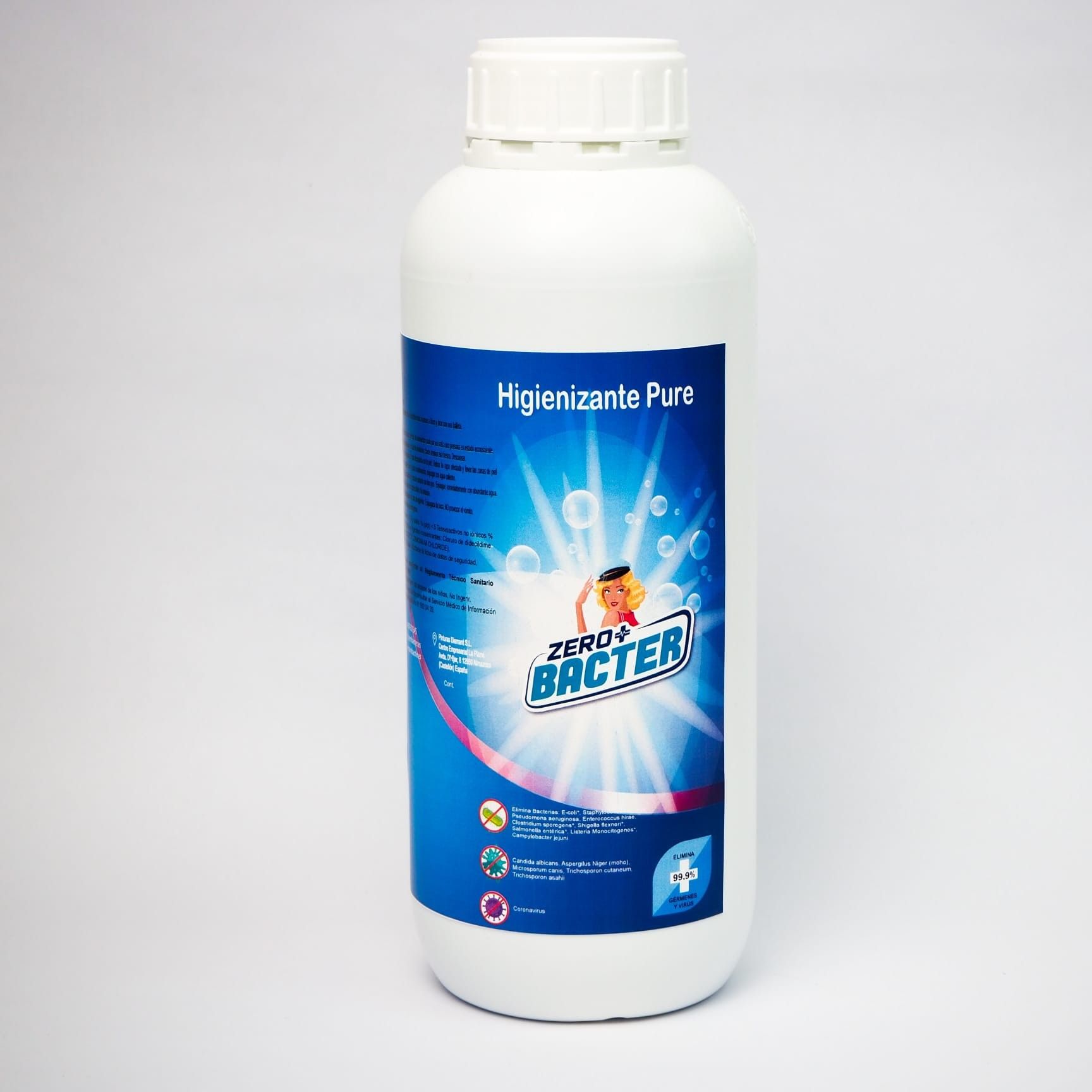 Higienizante Concentrado Zero Bacter Elige.